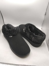 Muk Luks Women's Nony Ann Cozy Slippers 9-10L Black Heather A202