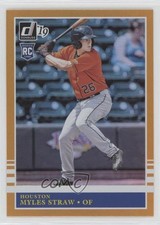 2019 Panini Donruss Retro 1985 Holo Orange Myles Straw #234 0i4k
