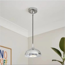 Elements Large Lennon 2 Tier Dome Mini Pendant Light In Chrome