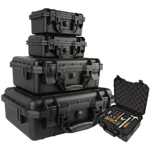Hard Carry Case Waterproof Storage Box Tool Organizer Safety Protector with Foam