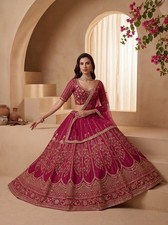 Luxury Silk Lehenga Choli Handwork Bridal Outfit for Women