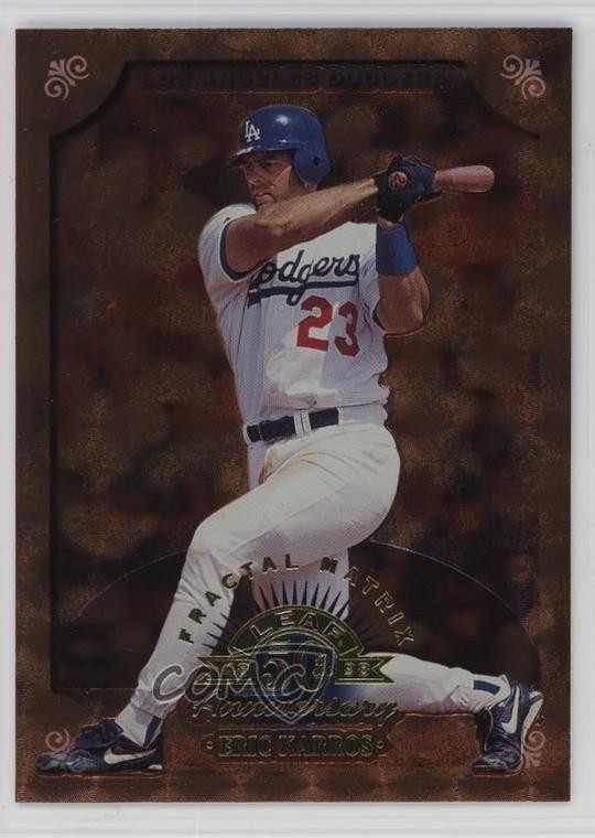1998 Leaf Fractal Matrix /1600 Eric Karros (Bronze) #139 1u5y