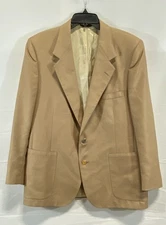 Lanvin Men Beige Solid Imported Fabric XL Blazer Jacket for Men 42 Chest