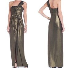 NWT BCBG Maxazria Barbara Metallic Dress Size 4 Women's