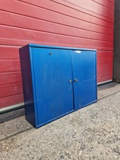 Industrial Clarke 80cm Double Door Metal Cabinet, Lockable, Tool Storage Unit