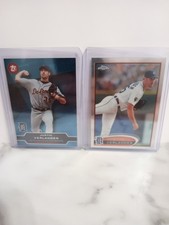 Justin Verlander Detroit Tigers MLB Baseball (2) Card Lot