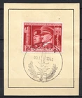 1941 12+38pf on piece Third Reich, Germany FDC Mi. 763, CV $25, Berlin Postmark