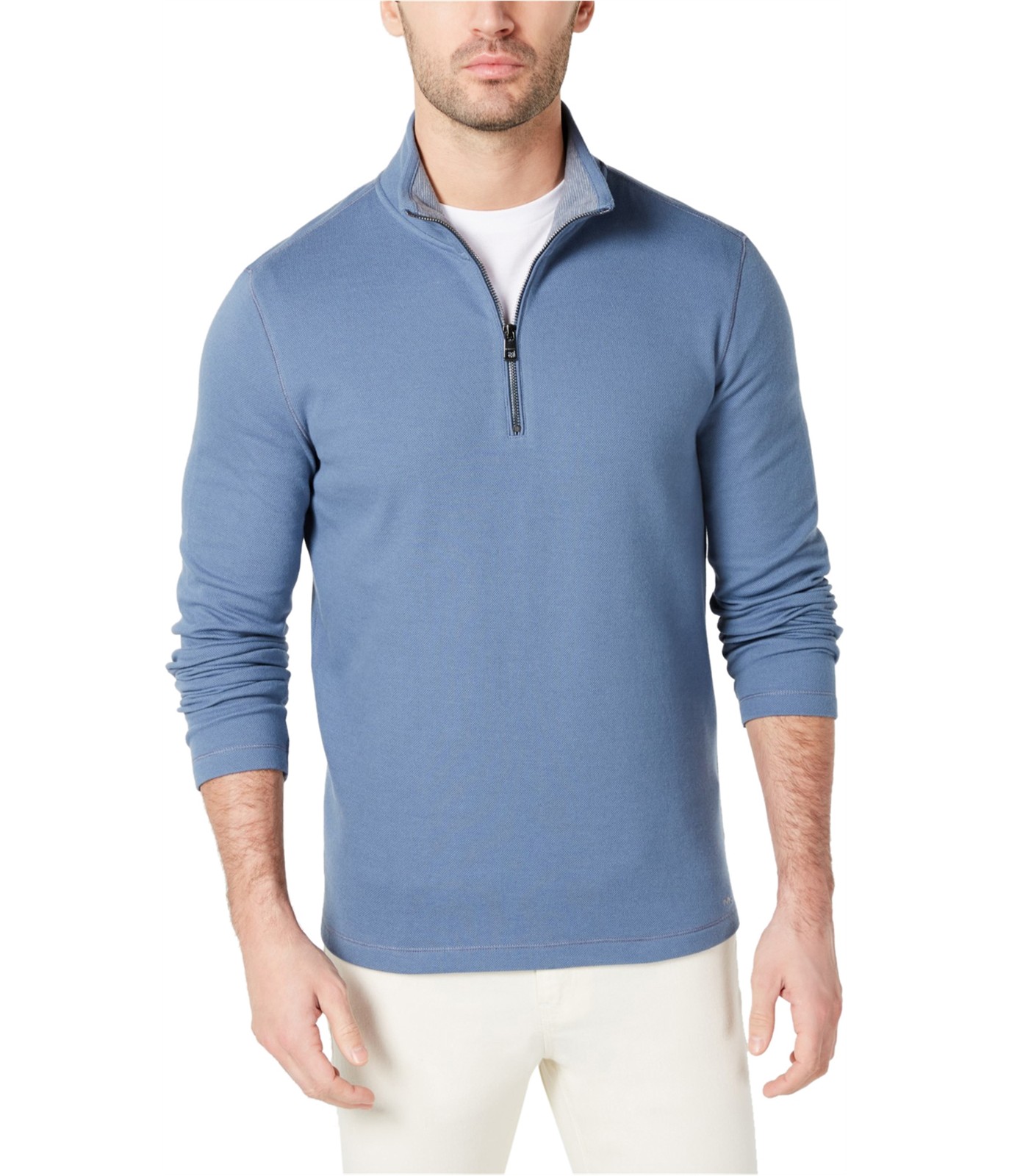 Мужской пуловер Michael Kors в стиле пике синий размер X-Large 6390₽