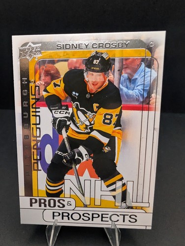 2024-25 UD Extended Pros and Prospects #PP-29 Sidney Crosby -Pittsburgh Penguins