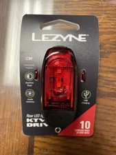 Lezyne KTV Drive Pro Rear Flashing LED Rechargeable Light 10 Lumens NEW!