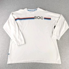 Vintage Rocawear Shirt Men 2XL Long Sleeve Hip Hop Skate Striped Y2k ROC Logo