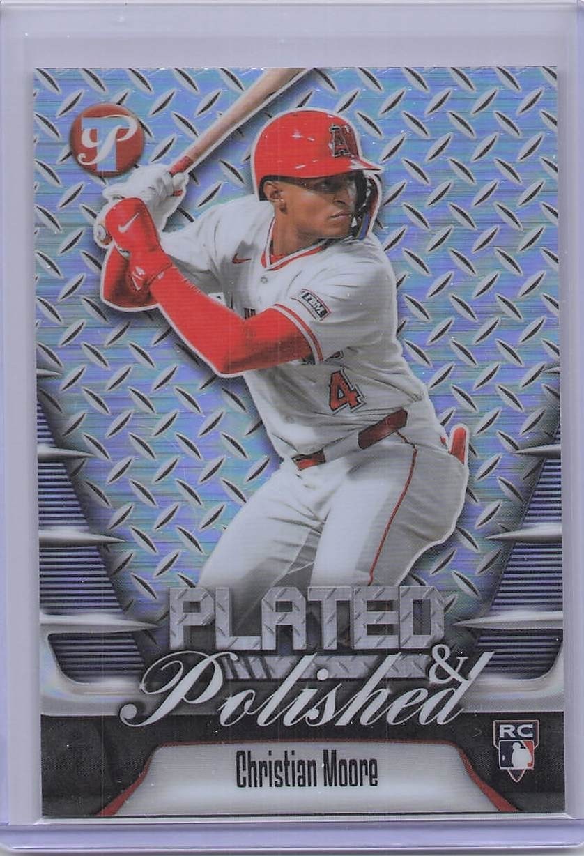 2026 Topps Pristine #PP-35 Christian Moore RC Plated And Polished