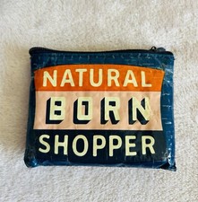 Blue Q Natural Born Shopper Zip Coin Purse