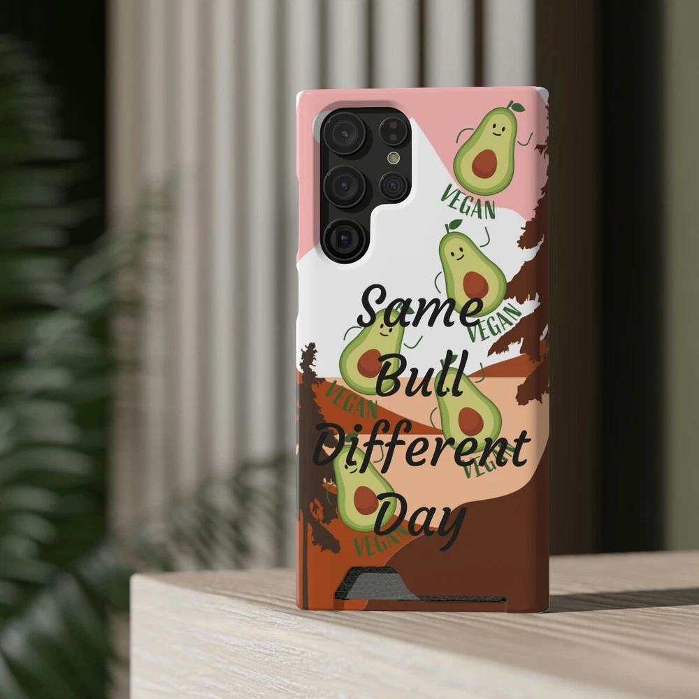 Slim Protective Phone Case with Built-in Card Holder  