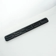 1Pc SS-350 3D Badge For 1988-2000 Grille Door Side Emblem Nameplate (Black)