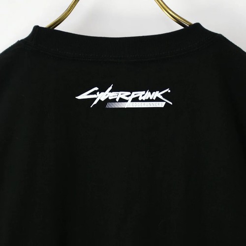 Cyberpunk Edgerunners Rebecca Face T-shirt Black XL Size Unisex Trigger Japan - Picture 6 of 6