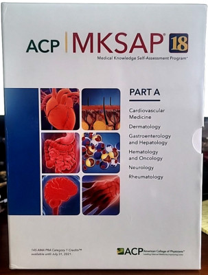ACP MKSAP 18 Part A Board Self-Assessment Program NEVER USED