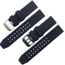 23mm Watch Band Rubber For Citizen U680-S087881 JY8035-04E JY8035-55E Strap