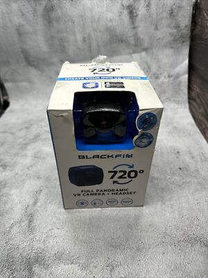 Brand New Sealed!BLACKFIN 720 Full Panoramic VR Camera and Headset