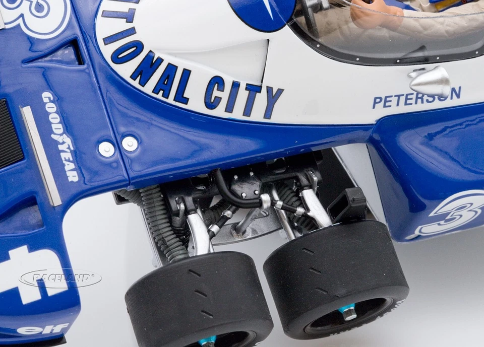 Tyrrell P34 Cosworth V8 Sechsrad F1 elf GP Italien 1977 Peterson, Spark 1:18 - Bild 4 von 4