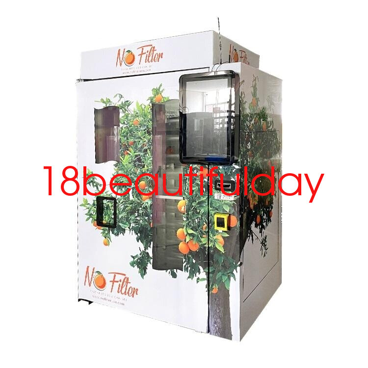 inch Fresh Squeezed Orange Juice Vending Machine 70 cups