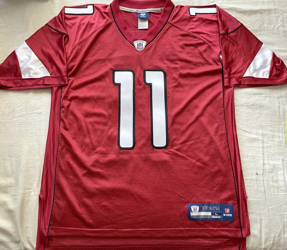 Larry Fitzgerald Arizona Cardinals authentic Reebok stitched red L 11 jersey NEW - Image 2 of 4