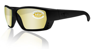 Costa Del Mar Tuna Alley Blackout Sunrise Silver Mirror 580P Plastic Polarized