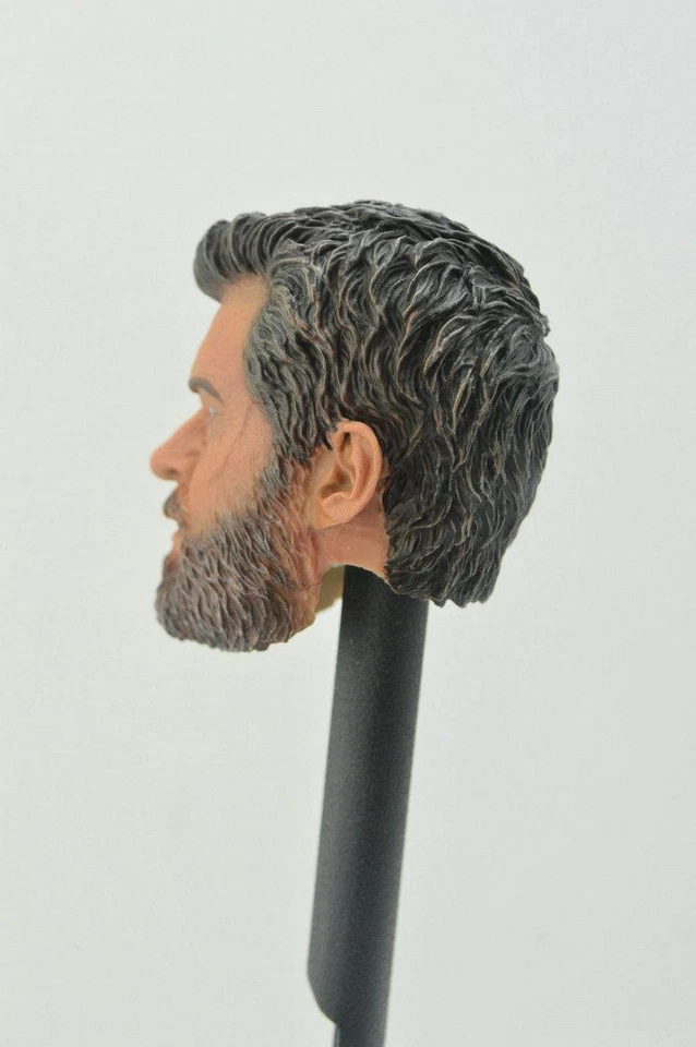 Cabeza de Wolverine esculpida 1/6 Old Hugh Jackman para 12" Hot Toys Phicen COO cuerpo masculino Foto 4 de 4