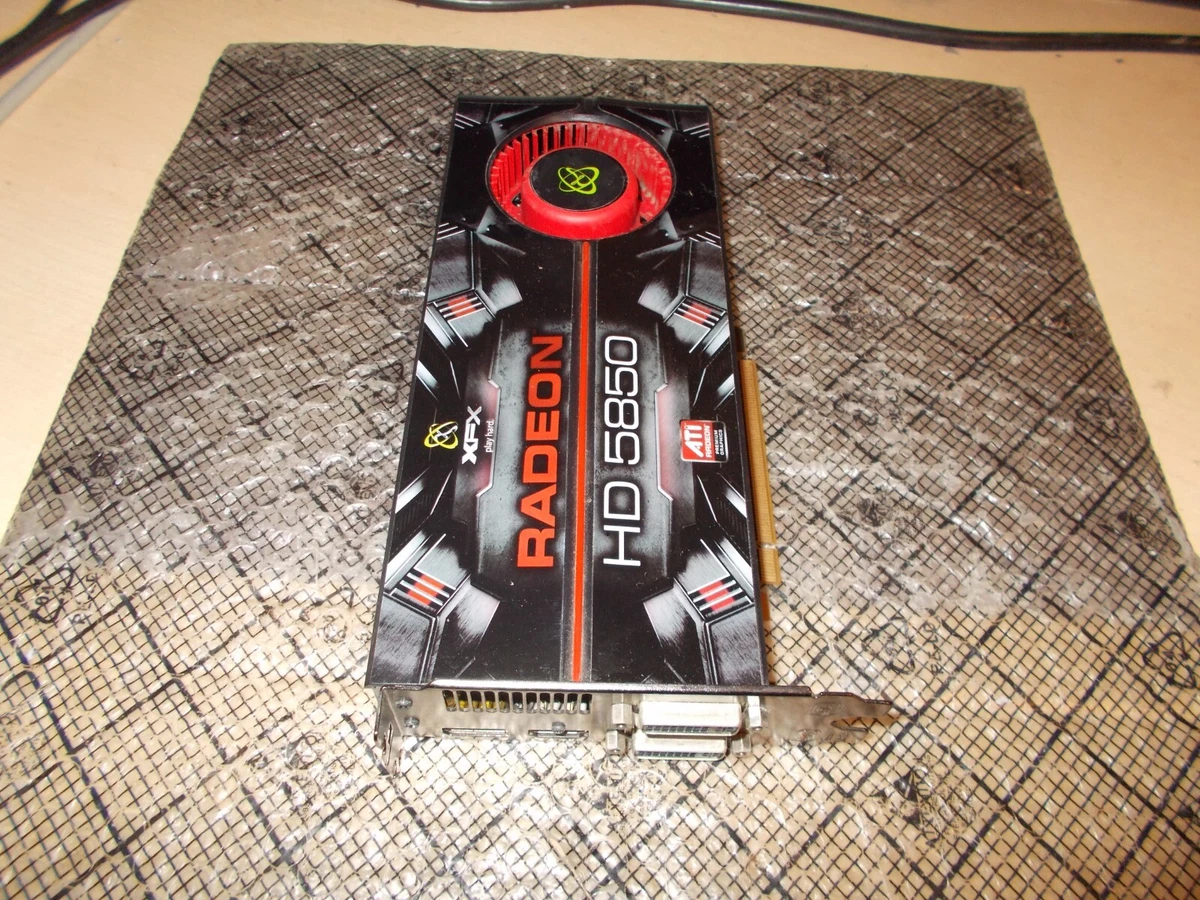 XFX ATI Radeon HD 5850 1GB DDR5 PCI E Video Card DVI HDMI HD 585A ZN