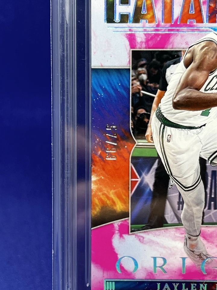 AGS 8.5🏆2022-23 Panini Origins - Catapults Pink #1 Jaylen Brown /99 - Image 3 of 3