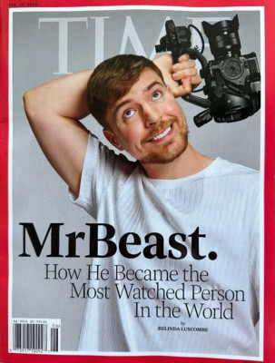 Time Magazine | Feb. 26t, 2024 | Mr. Beast | MOST WATCHED PERSON IN THE WORLD