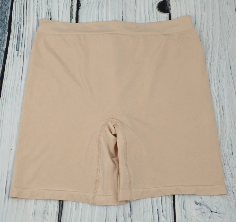 Breezies Sin Costuras Control Pierna Larga Panty Modelador Faja Prendas Modeladoras Sólido Desnudo L Foto 3 de 4