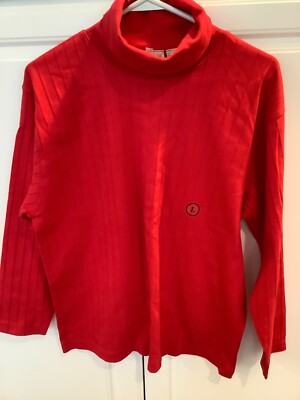 Women's Innovation Sport LS Turtleneck Size Large ~ Red ~ NWOT
