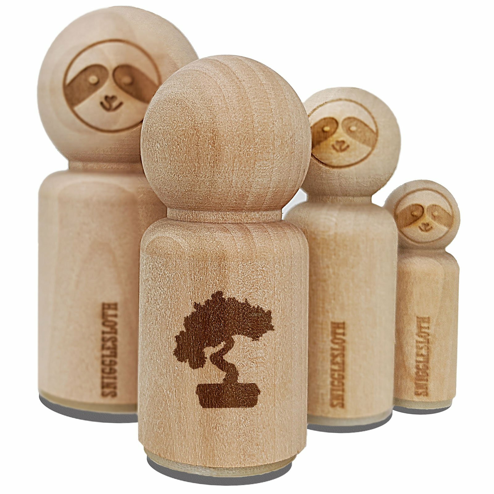 Bonsai Tree Solid Rubber Stamp for Stamping Crafting Planners