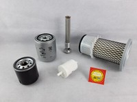 Filter Set (Groß) Passend FüR Kubota F 1900 ÖL Luft Kraftstoff Hydraulik