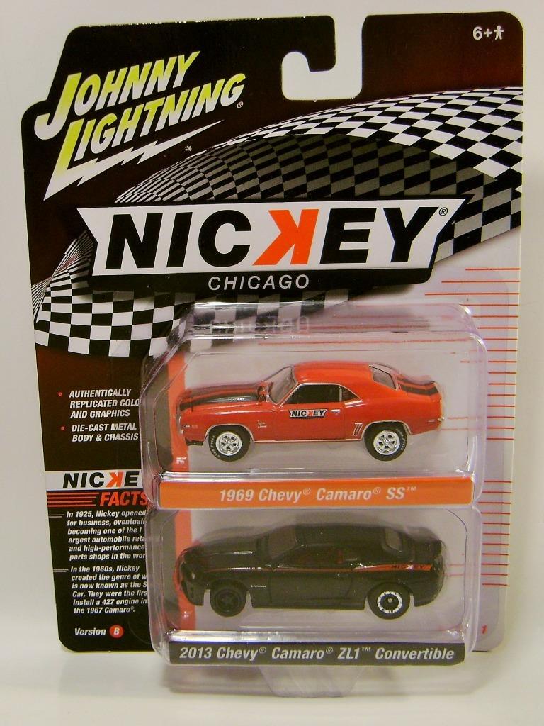 1969 '69 2013 '13 CHEVY CAMARO SS ZL1 NICKEY V/B 2 PACK JOHNNY