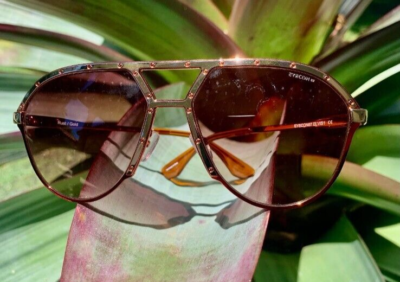 EYECON 87 Custom Alpina Style Designer Aviator Rust/Gold