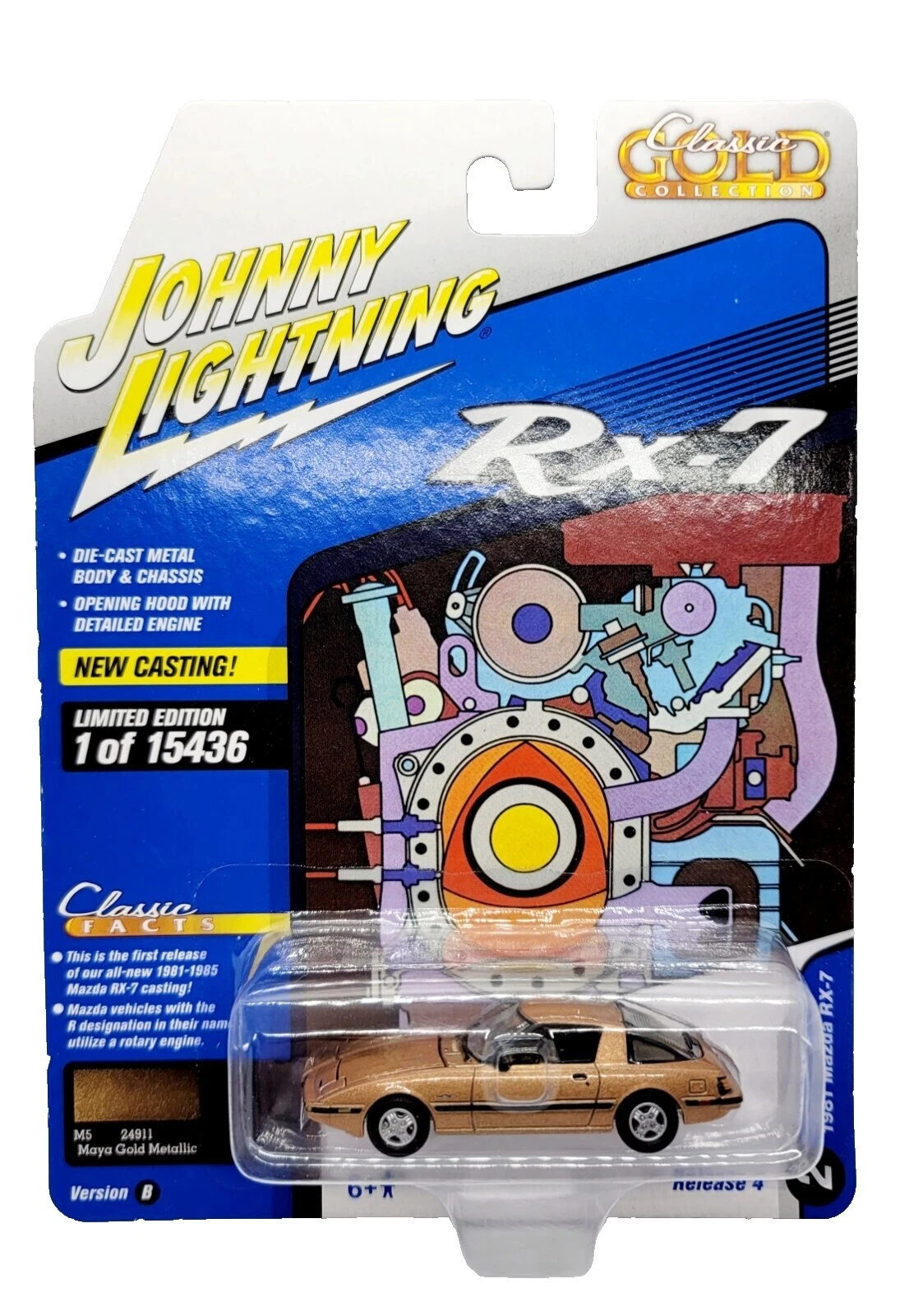 Fabricación de contemporáneo Johnny Lightning Mazda autos, camiones y camionetas diecast