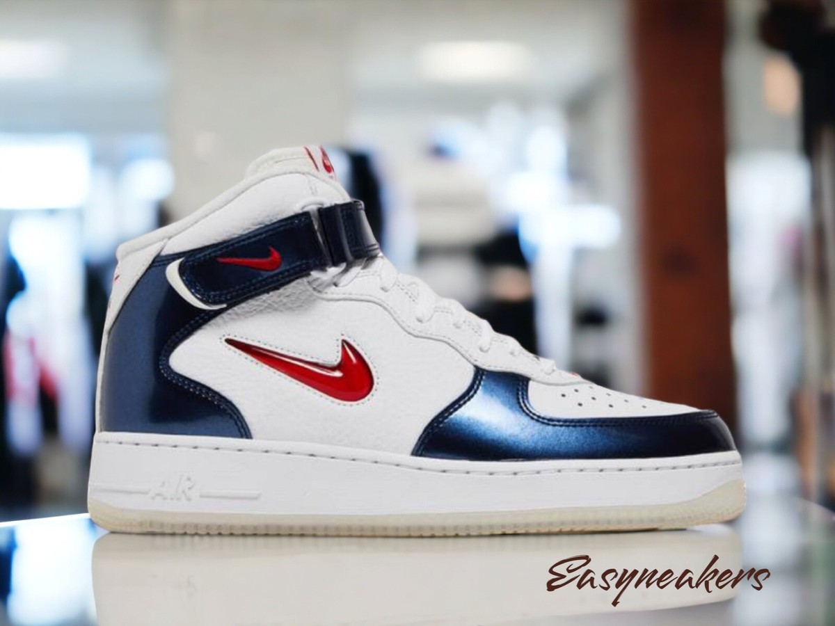 Nike Air Force 1 Mid QS White/University Red DH5623-101 Men