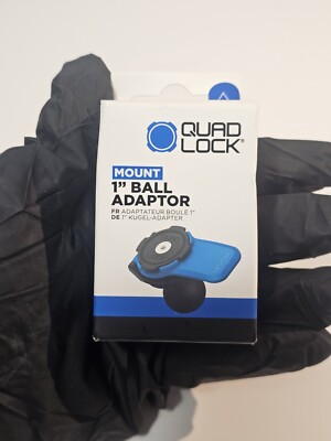 Quad Lock Ball Adapter Mount Black/Blue 9348943016445|
