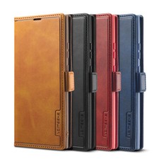 Case For Samsung Galaxy S21 Plus S21Ultra S20+ Note 20 Leather Flip Wallet Cover