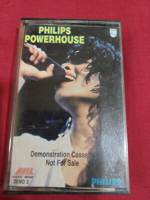 Philips Powerhouse Gene Chandler Gloria Gaynor Cassette Tape India Promo Demo