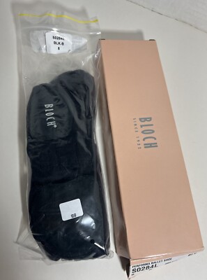 BLOCH S0284L Performa Canvas Ballet Slippers Size 8B  Black