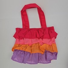 Gymboree Girls Ruffled Tote Bag Purse - NWOT 9"x3"x8"