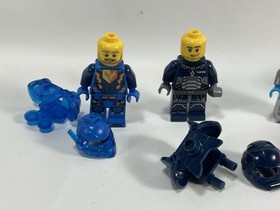 LEGO Minifigure Lot Of 5 Nexo Knights, Galaxy Patrol Squad, Ultra Agent - Read