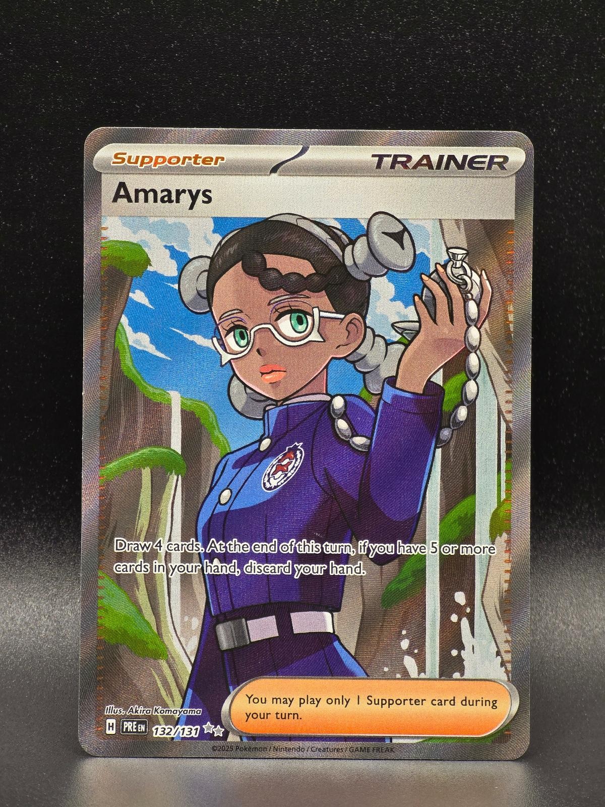 Amarys 132/131 Holo Ultra Rare Prismatic Evolutions Pokemon NM