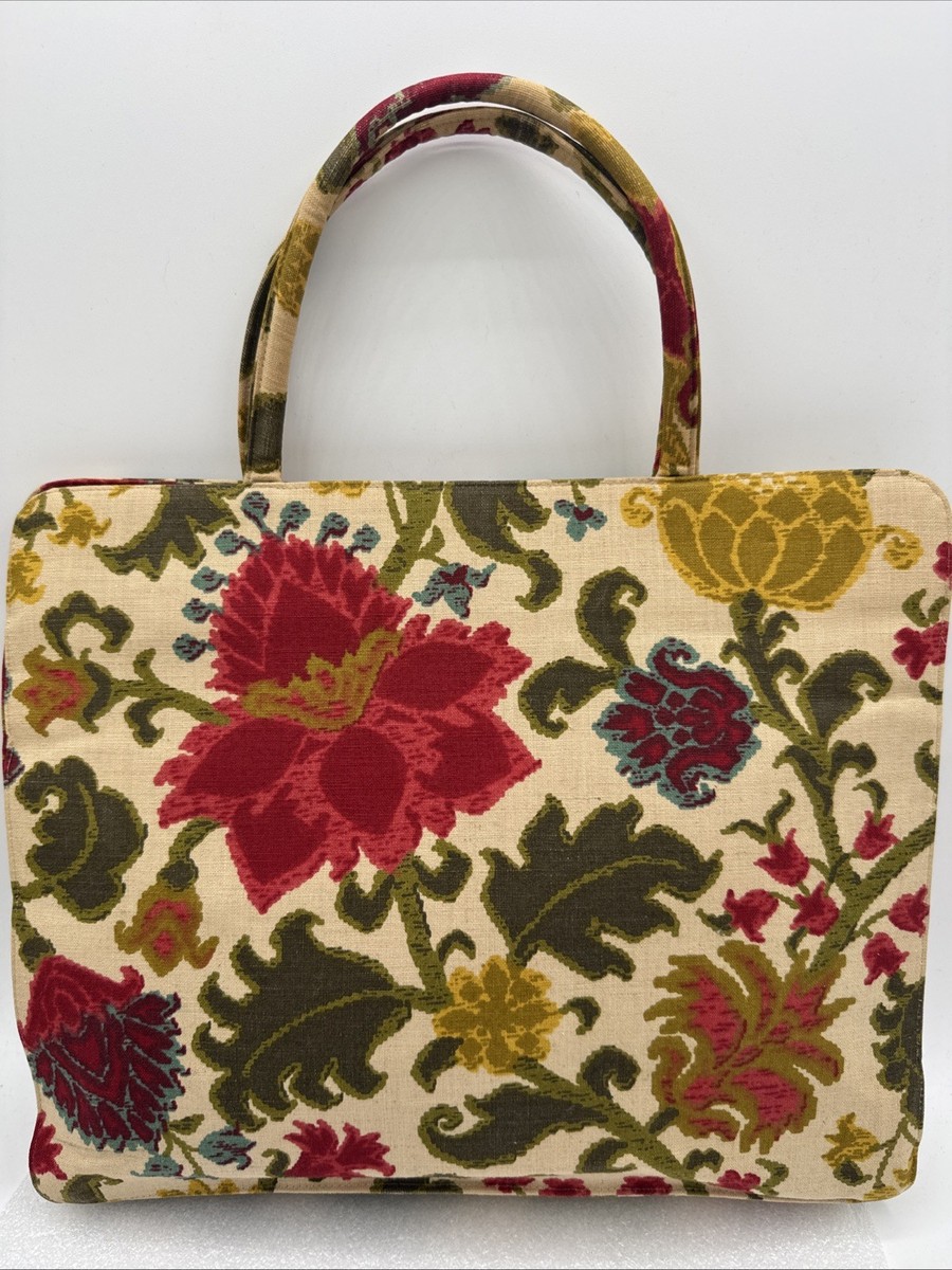 Margaret Smith Purse Vintage 60s MCM 2-Handle Bag 10x12x2.5” Fall