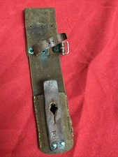 Swedish Bayonet Frog M1896 Mauser Brown Leather Wide Belt Variant A249