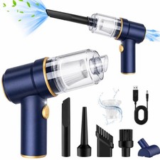 2-in-1 Cordless Handheld Car Vacuum Air Duster USB Rechargeable Mini