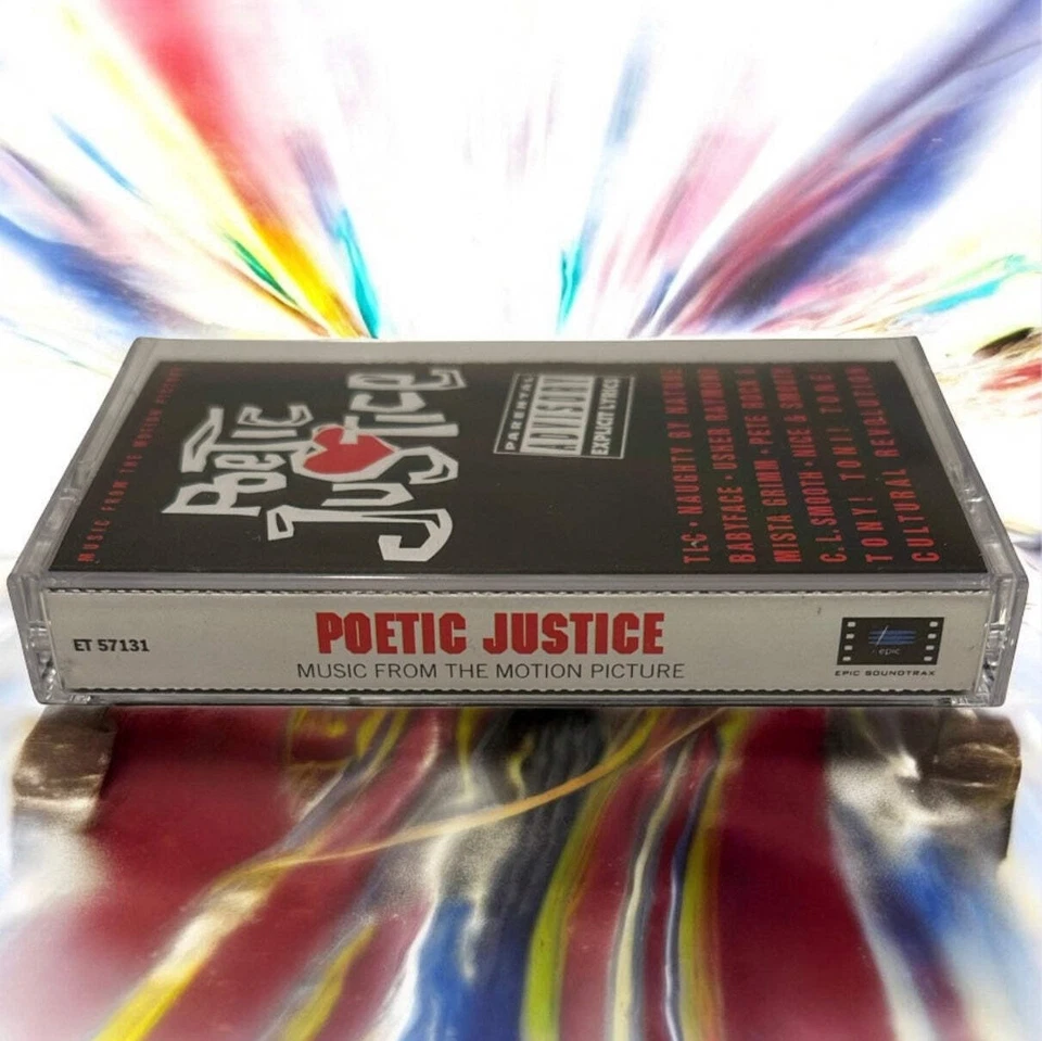 •POETIC JUSTICE - MUSIC FROM THE MOTION PICTURE• ~1993 OG PRESSING~ (CASSETTE) - Image 4 of 4